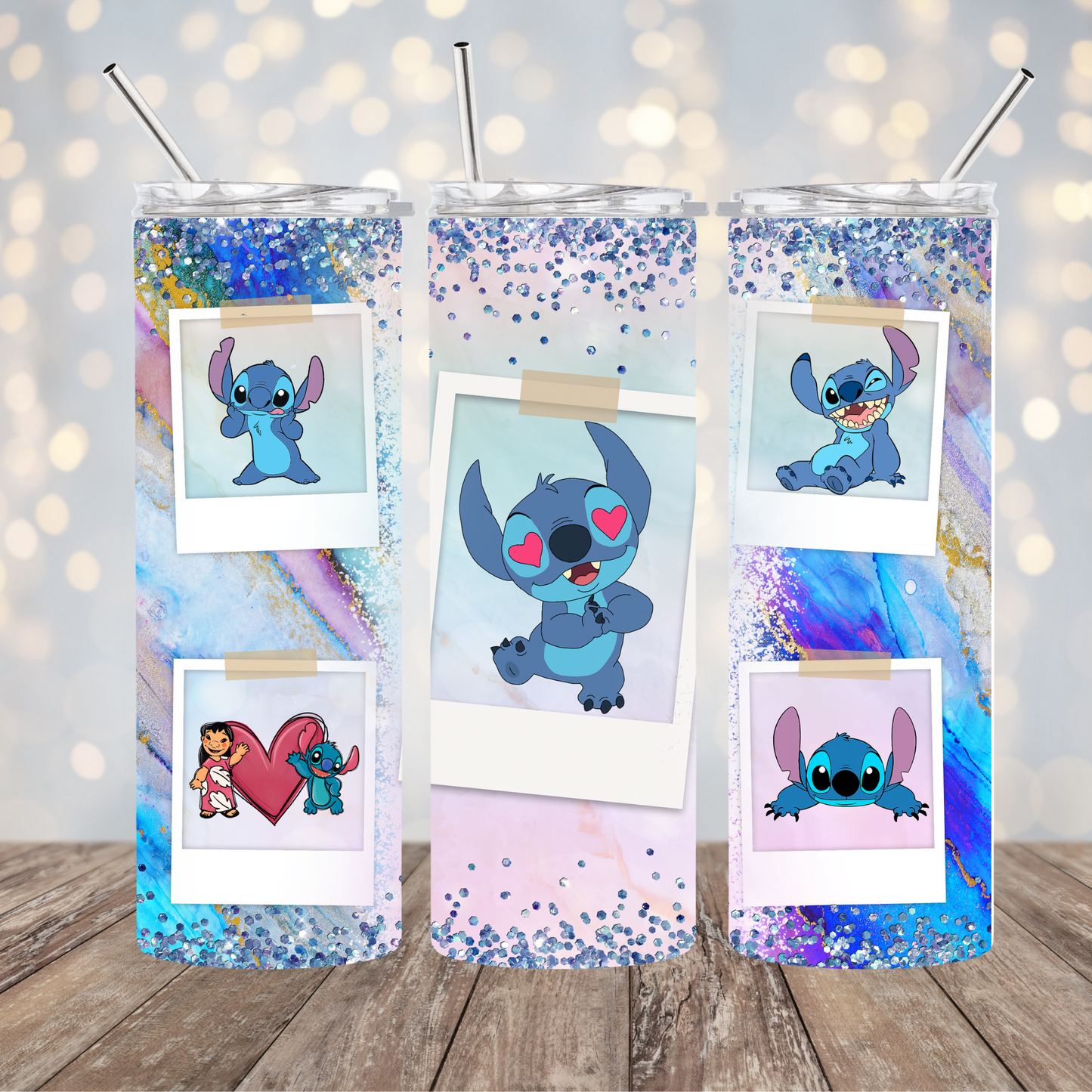 20oz 3 Blue Boy Skinny Tumbler