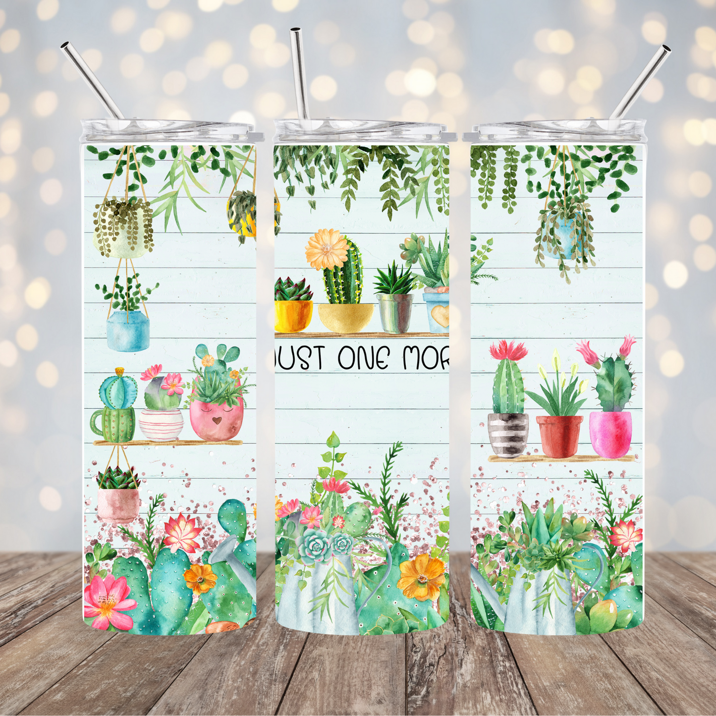 20oz Cactus Personalized Skinny Tumbler
