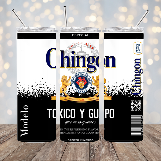 20oz Chingon Skinny Tumbler