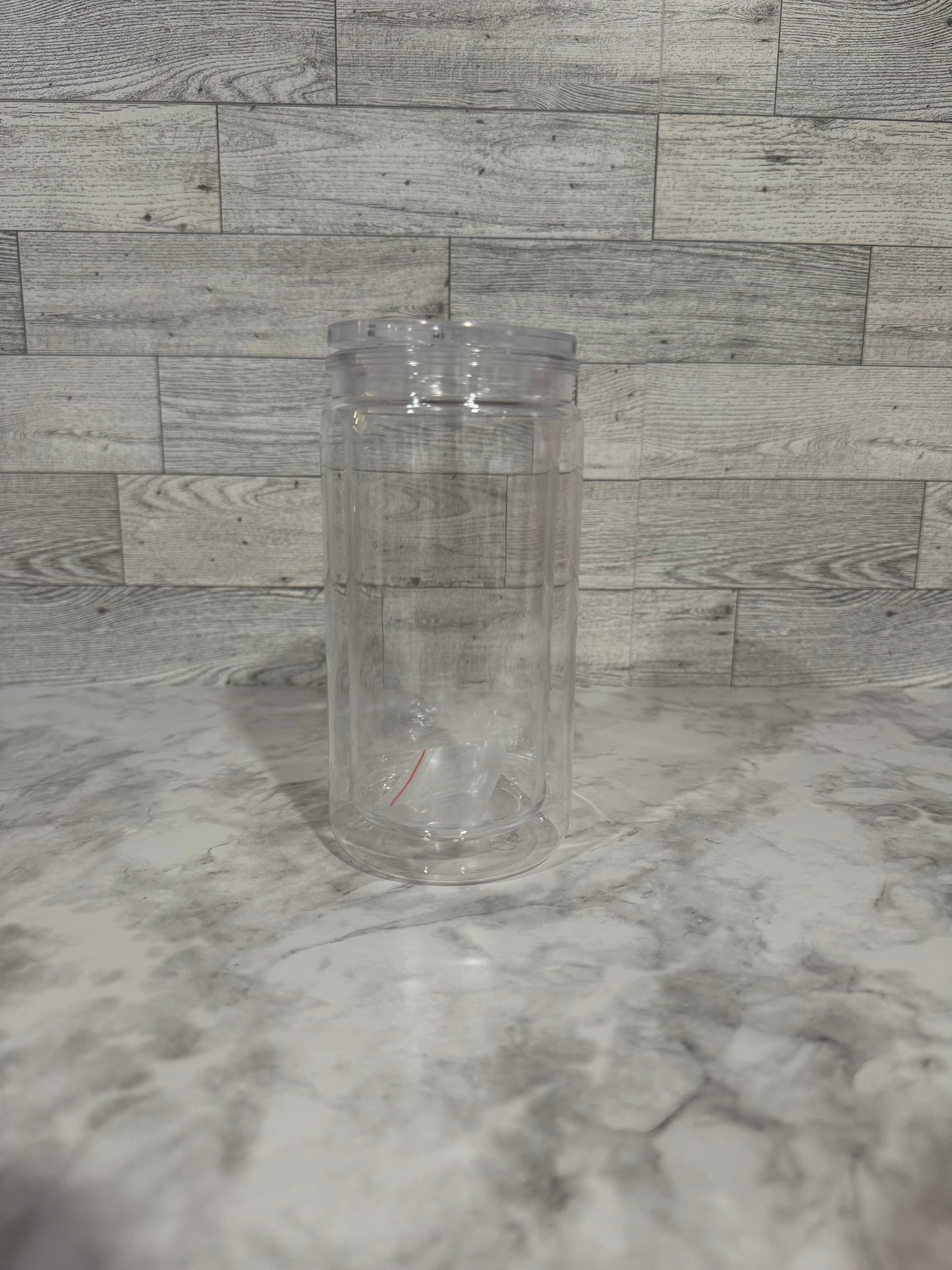 16oz double wall  clear tops Acrylic Cup bundle of 5