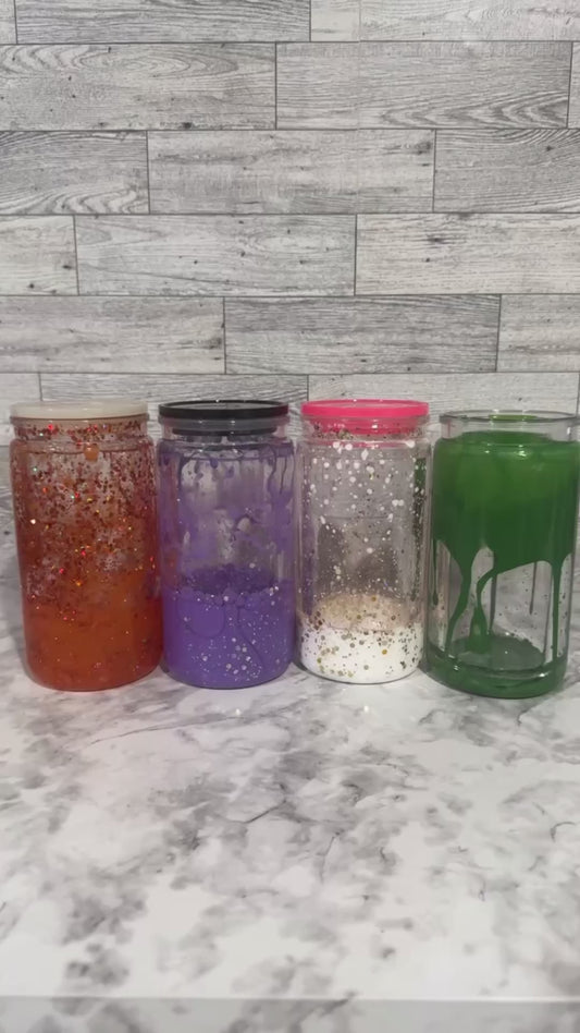 16oz double wall color tops Acrylic Cup bundle of 5